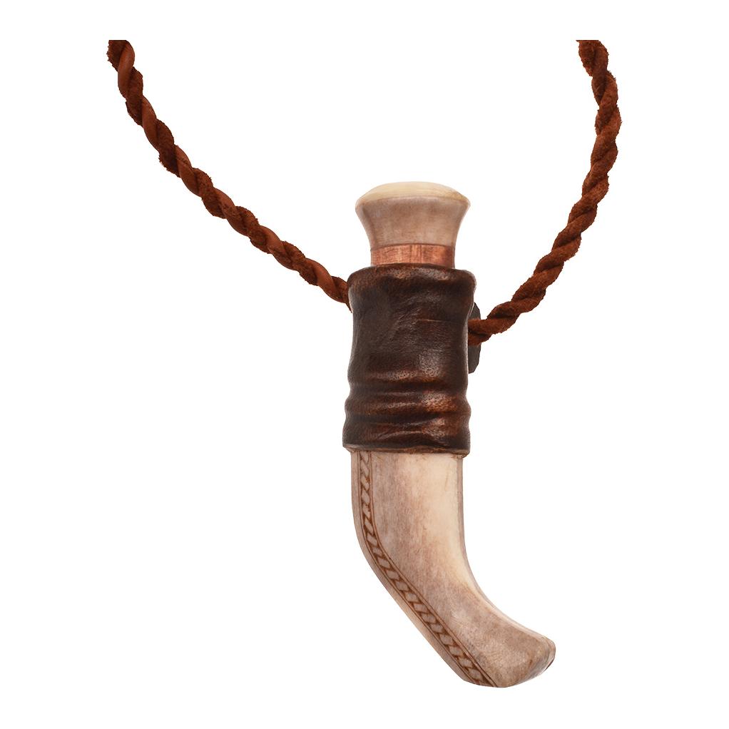 Karesuando Unni - Halskettenmesser mit Scheide aus Rentierhorn