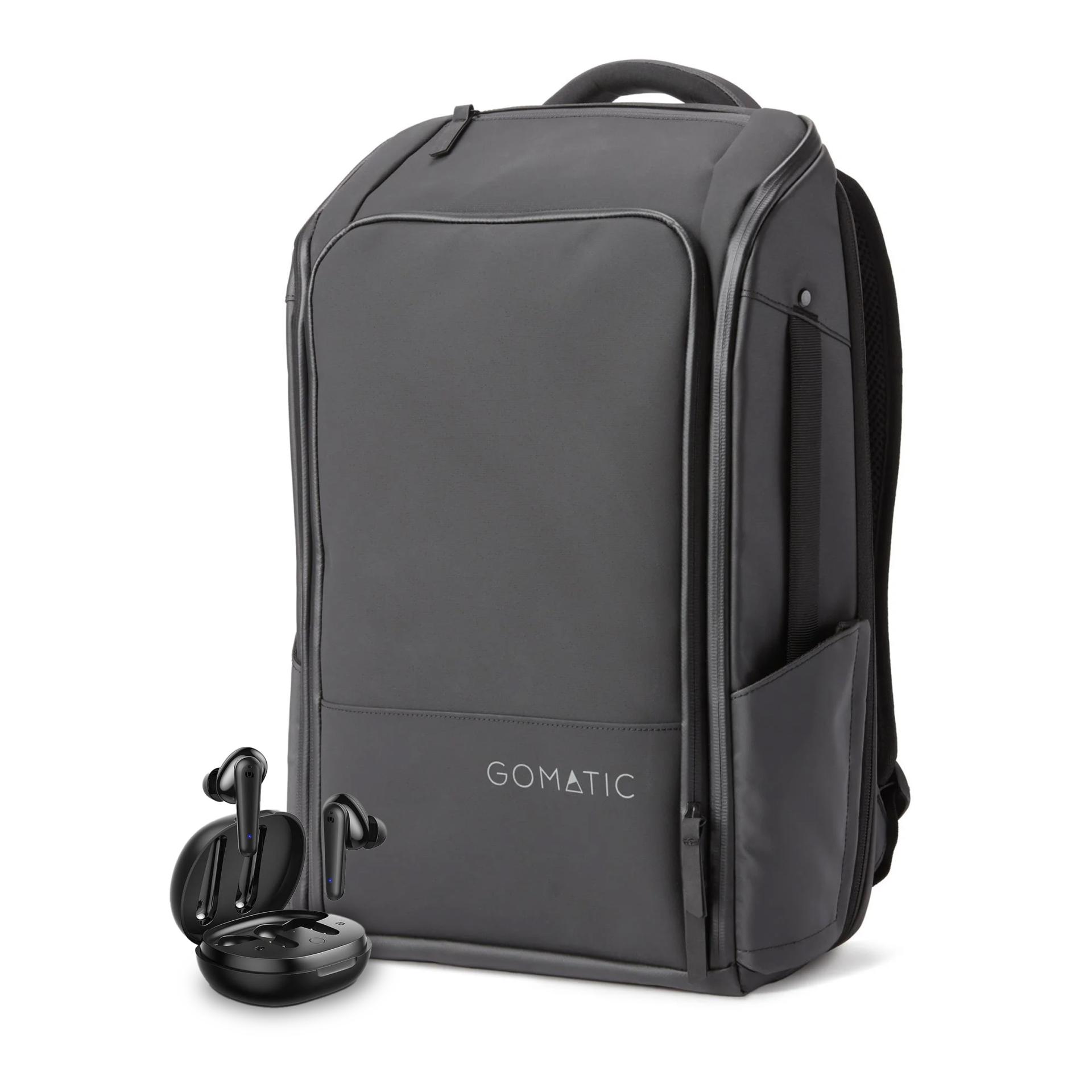 Gomatic Set Everyday Backpack und Kopfhörer