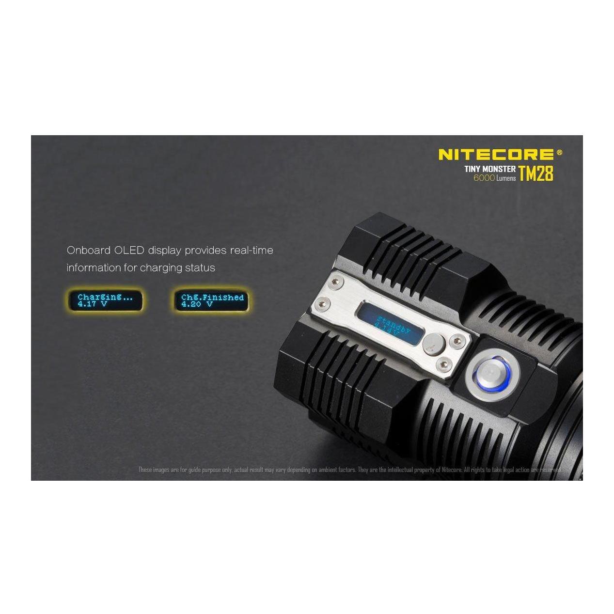 Projecteur TM28GT Tiny Monster (4 batteries IMR incluses)