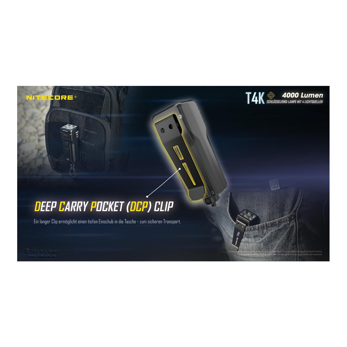 Nitecore T4K - 4000 Lumen