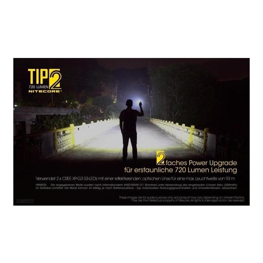 Nitecore TIP2 Schlüsselanhänger- Schwarz