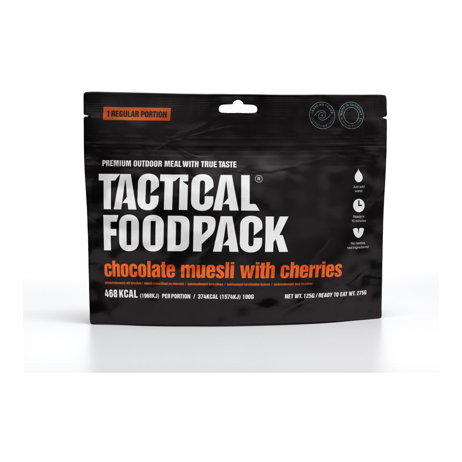 Tactical Foodpack Chocolate Muesli with Cherries