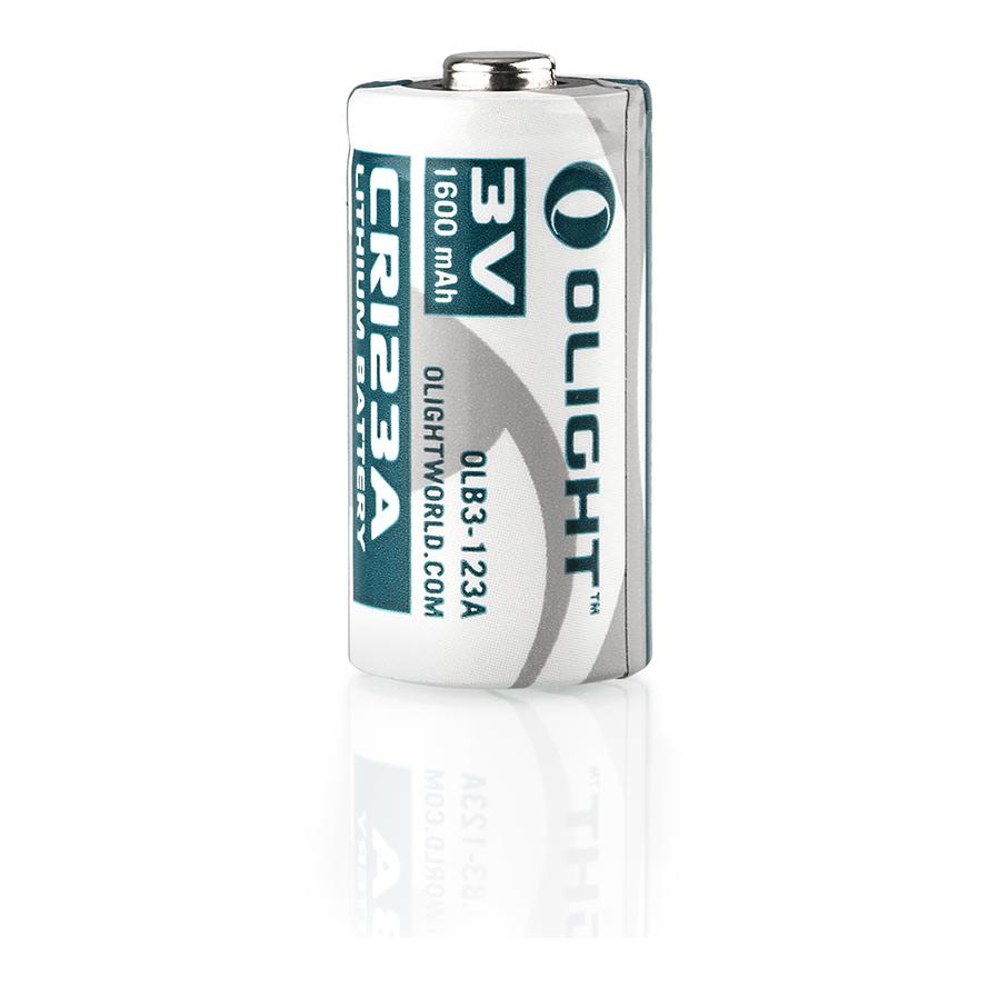Olight CR123A 1600mAh Batterie - Grau