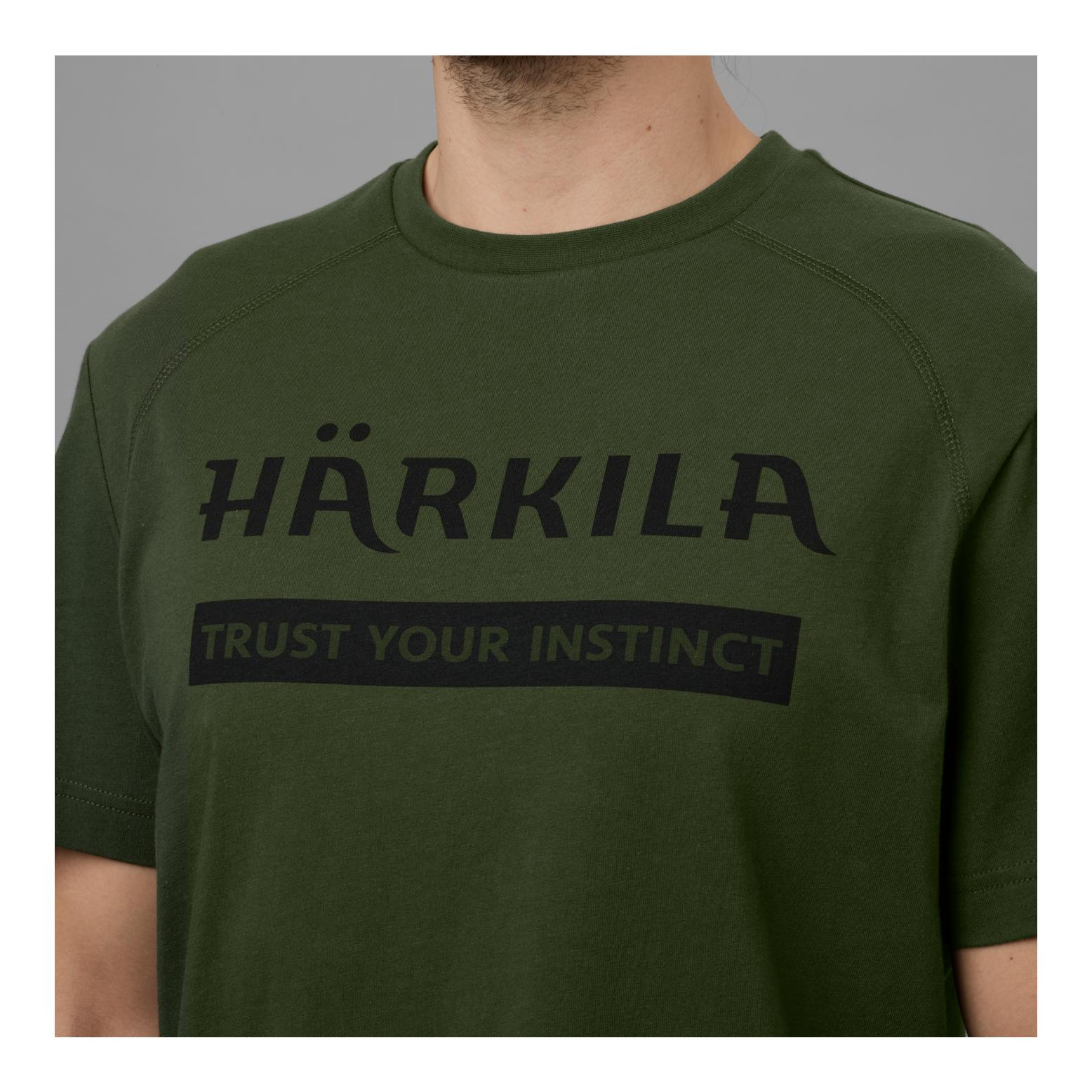 Härkila Logo T-Shirt 2er-pack - Duffel green/Phantom