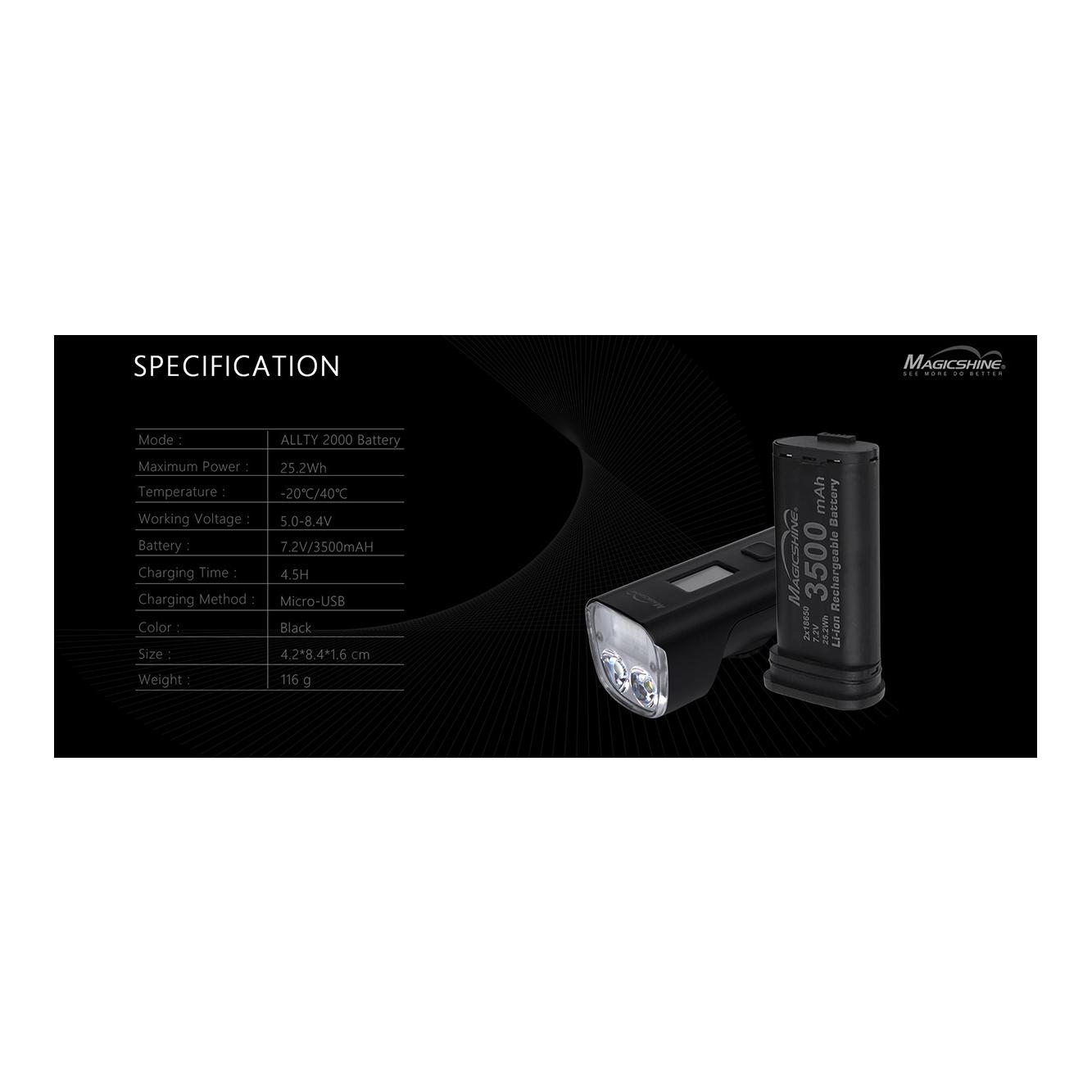 Olight Akku Pack 3500 mAh für Allty 2000