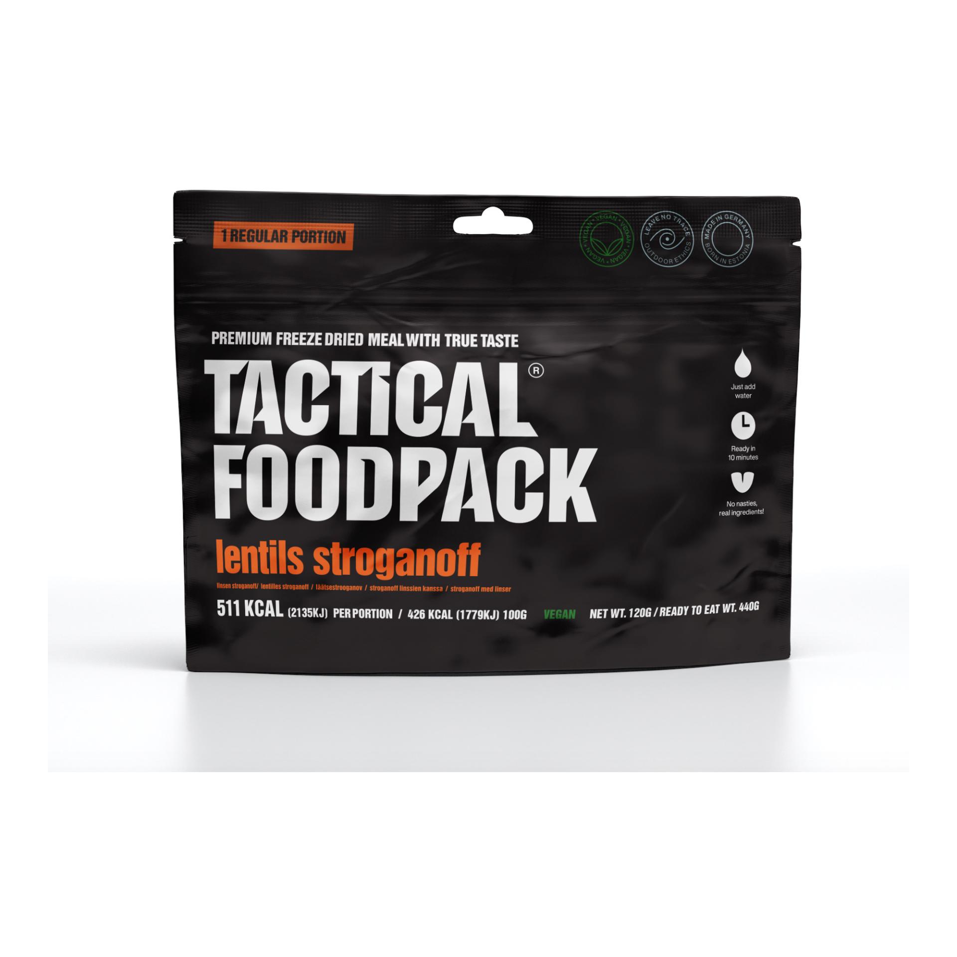 Tactical Foodpack Lentils Strogonoff