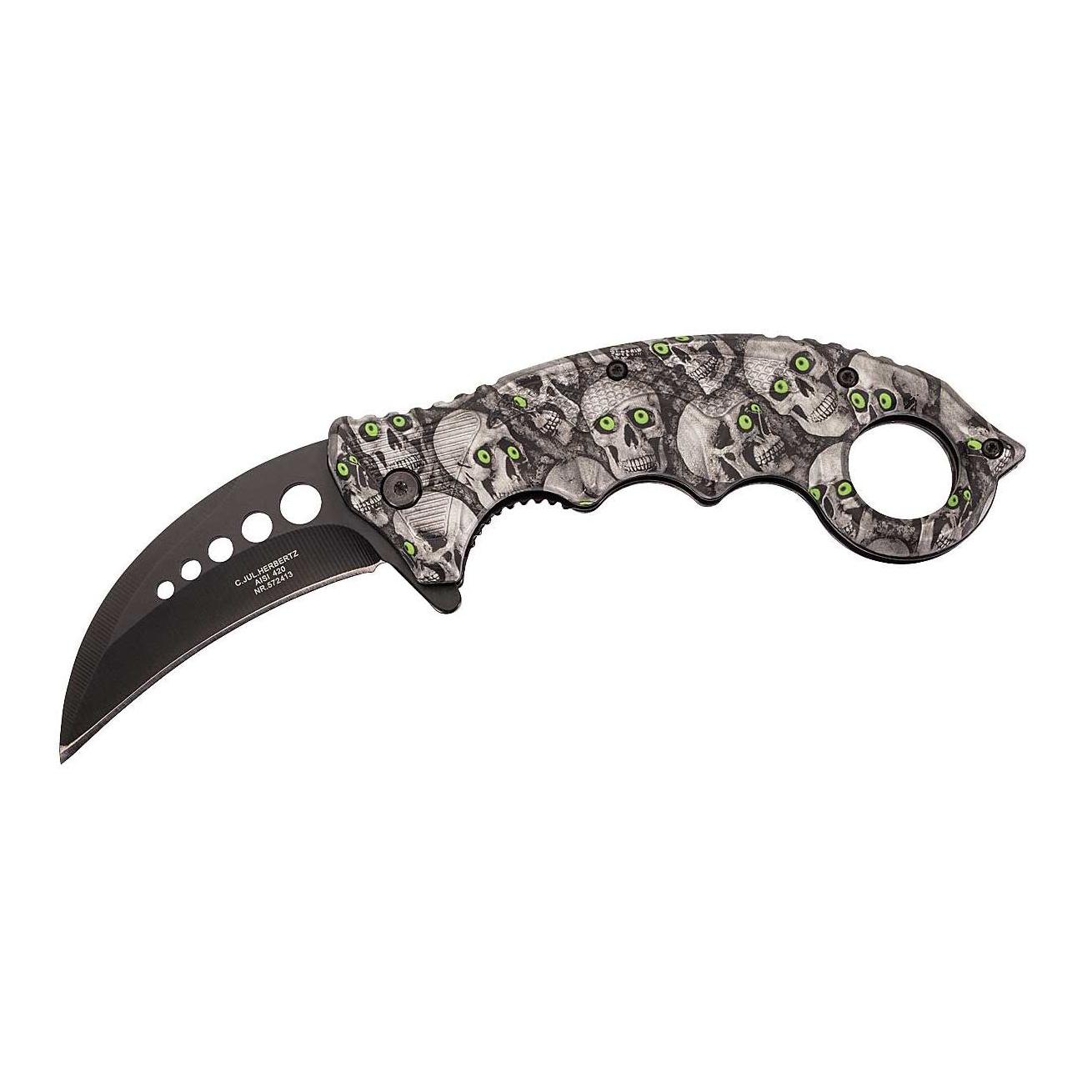 Karambit Einhandmesser - Grau