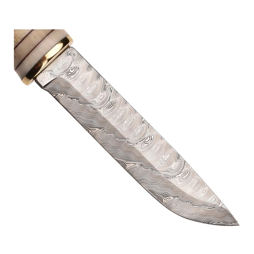 Karesuando Karesuando - Damasteel Nordic Light - Jagdmesser mit Lederscheide