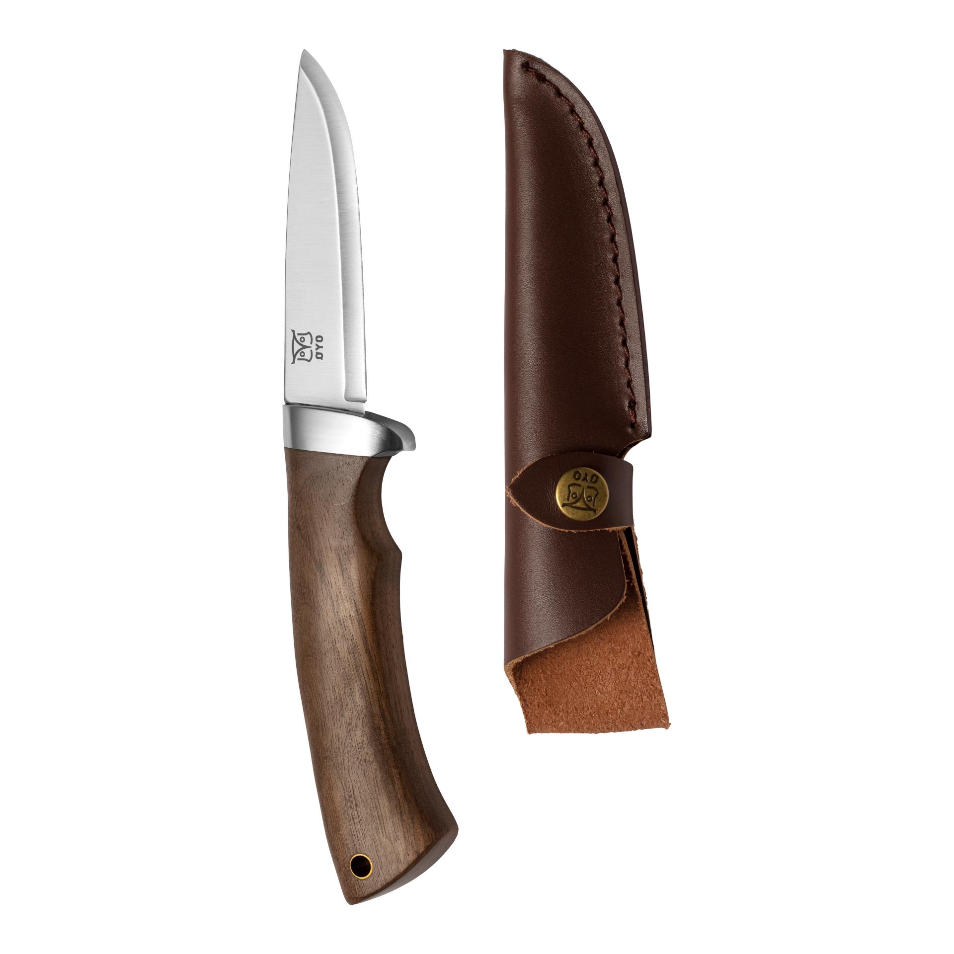 Øyo DOVRE - Jagd/Outdoormesser mit Lederscheide