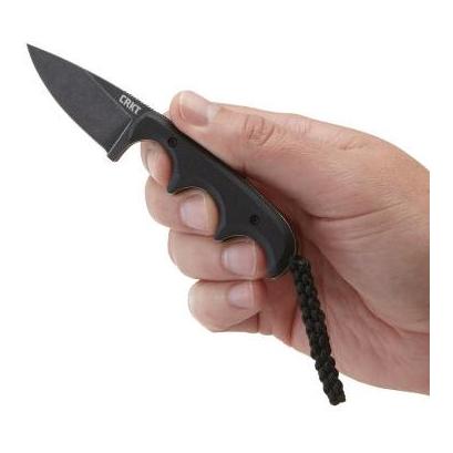 CRKT Minimalist® - Drop Point Black - EDC/Einsatzmesser mit Thermoplastic Scheide