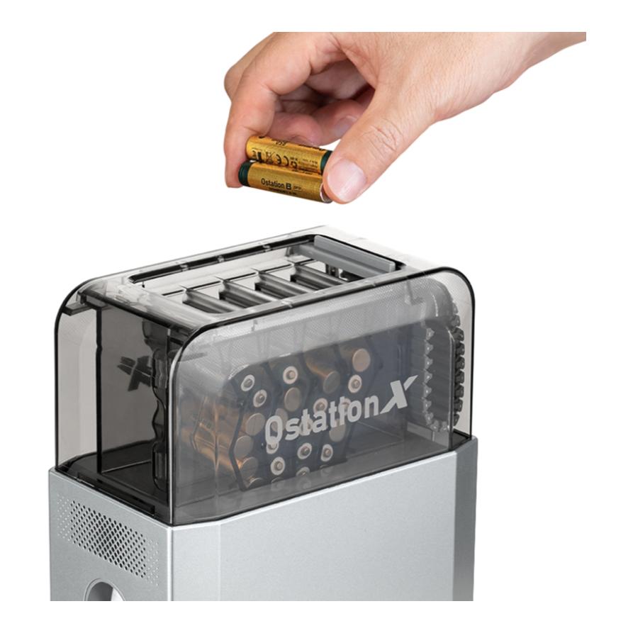Olight Ostation X AA mit 24 Akkus