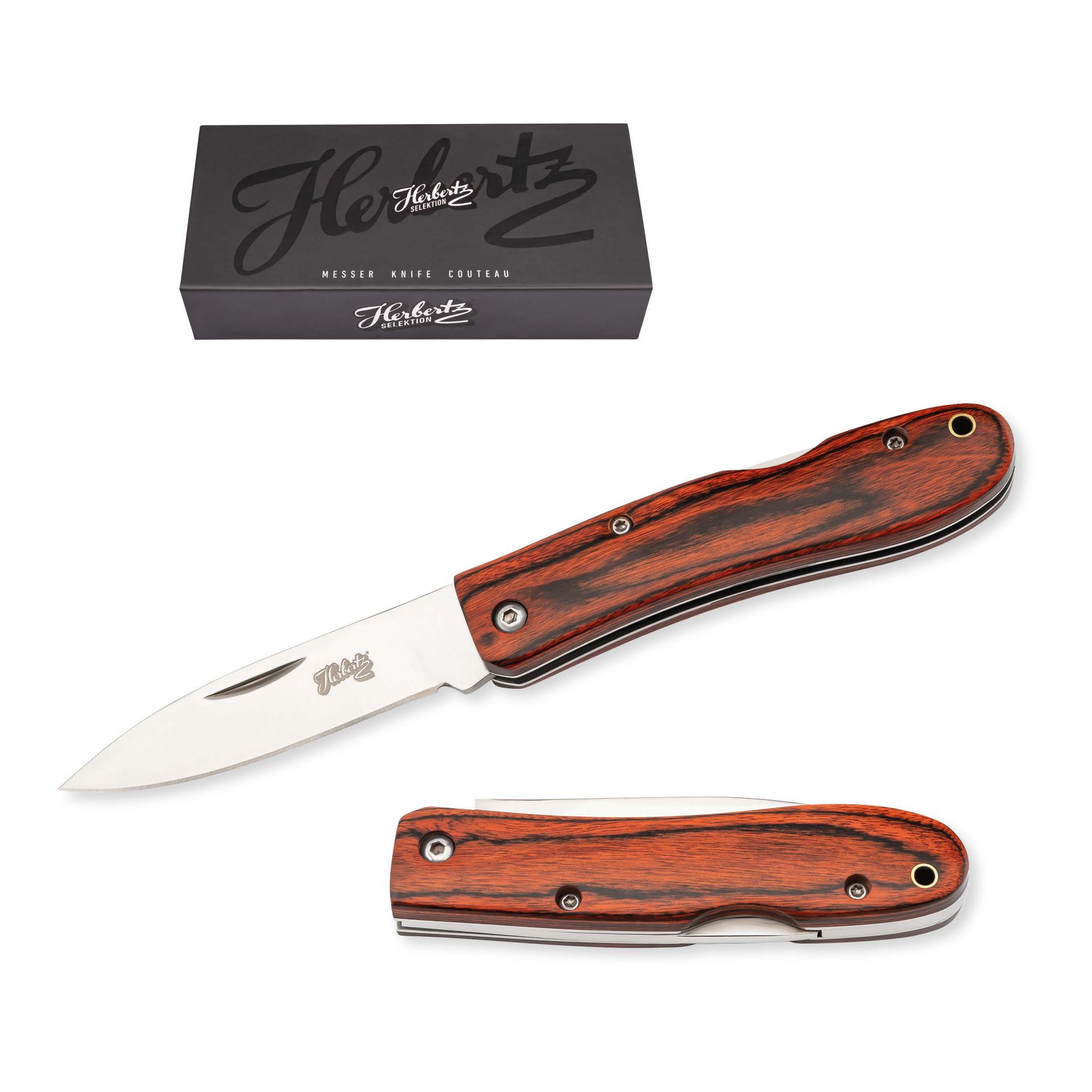Herbertz Selektion Taschenmesser Pakkaholz