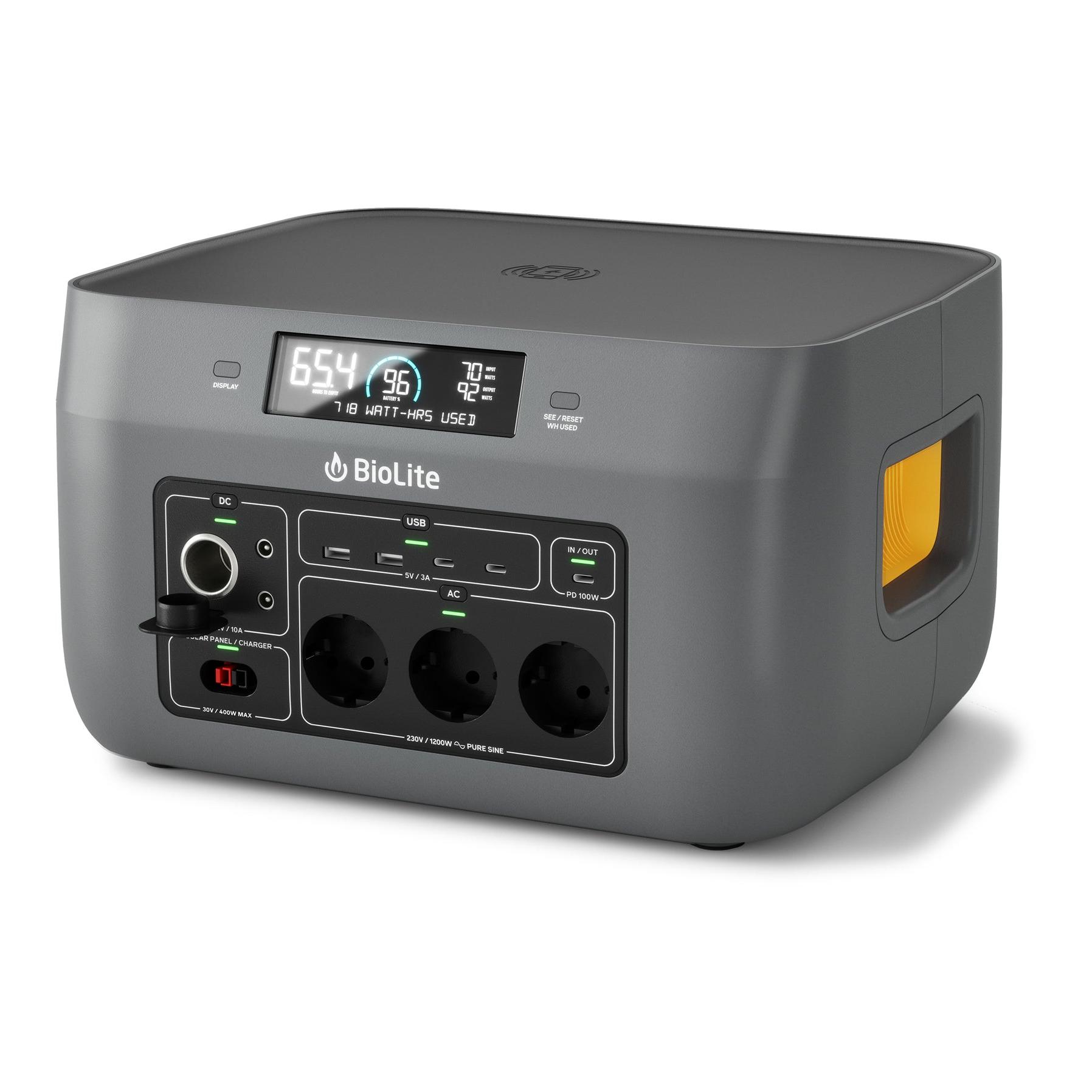 BioLite Centrale électrique mobile BaseCharge 600