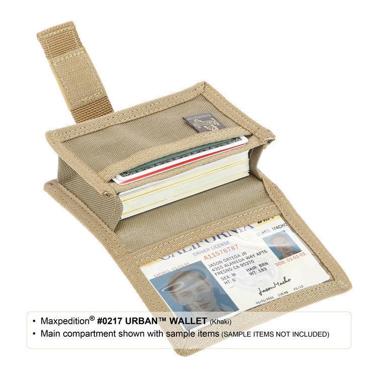 Maxpedition Urban Brieftasche - Schwarz