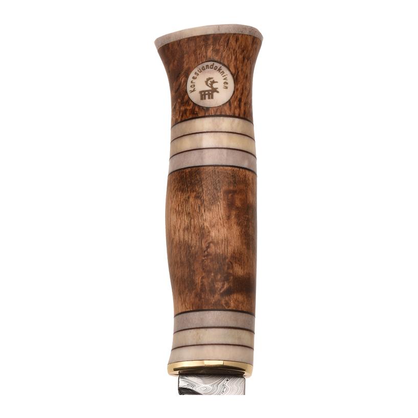 Karesuando Karesuando - Damasteel Nordic Light - Jagdmesser mit Lederscheide
