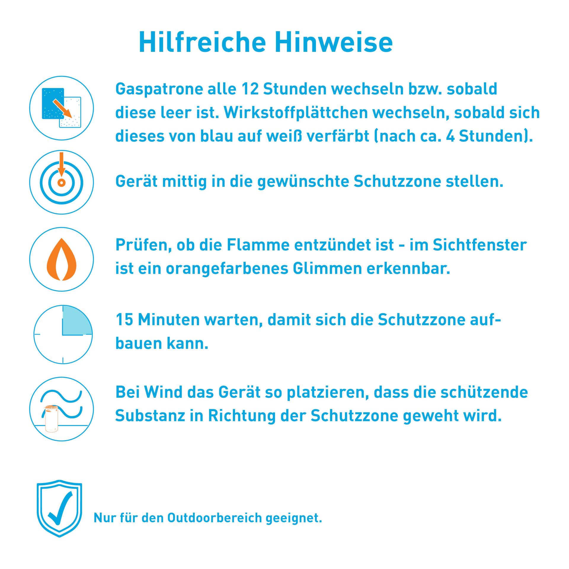 Thermacell Mückenschutz Set: HALOmini Schwarz + Nachfüllpack 120Std