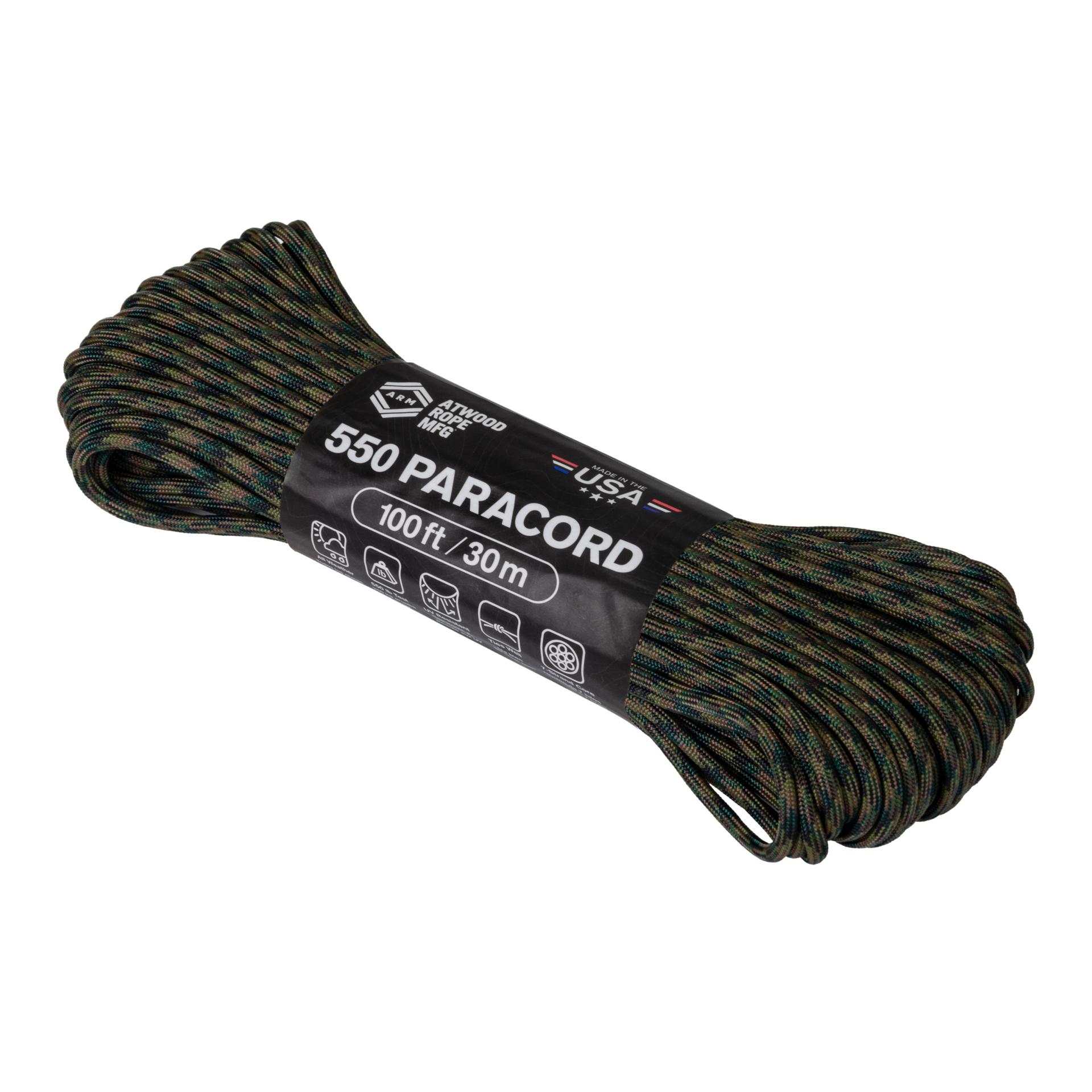 Helikon 550 Paracord 100 ft./30 m – woodland