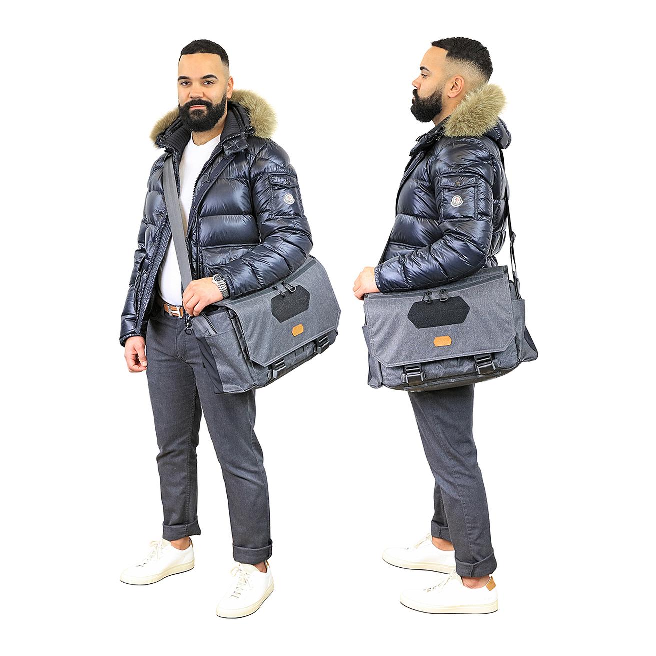 Gofer 15 Messenger Bag - Shadow Gray