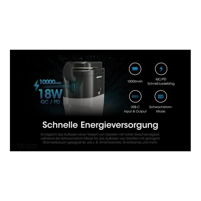 Nitecore LR70 - 3000 lumens avec powerbank