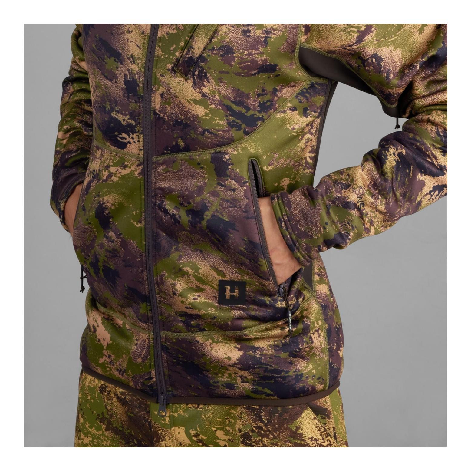 Härkila Deer Stalker Camo Fleece Hoodie - AXIS MSP® Forest green