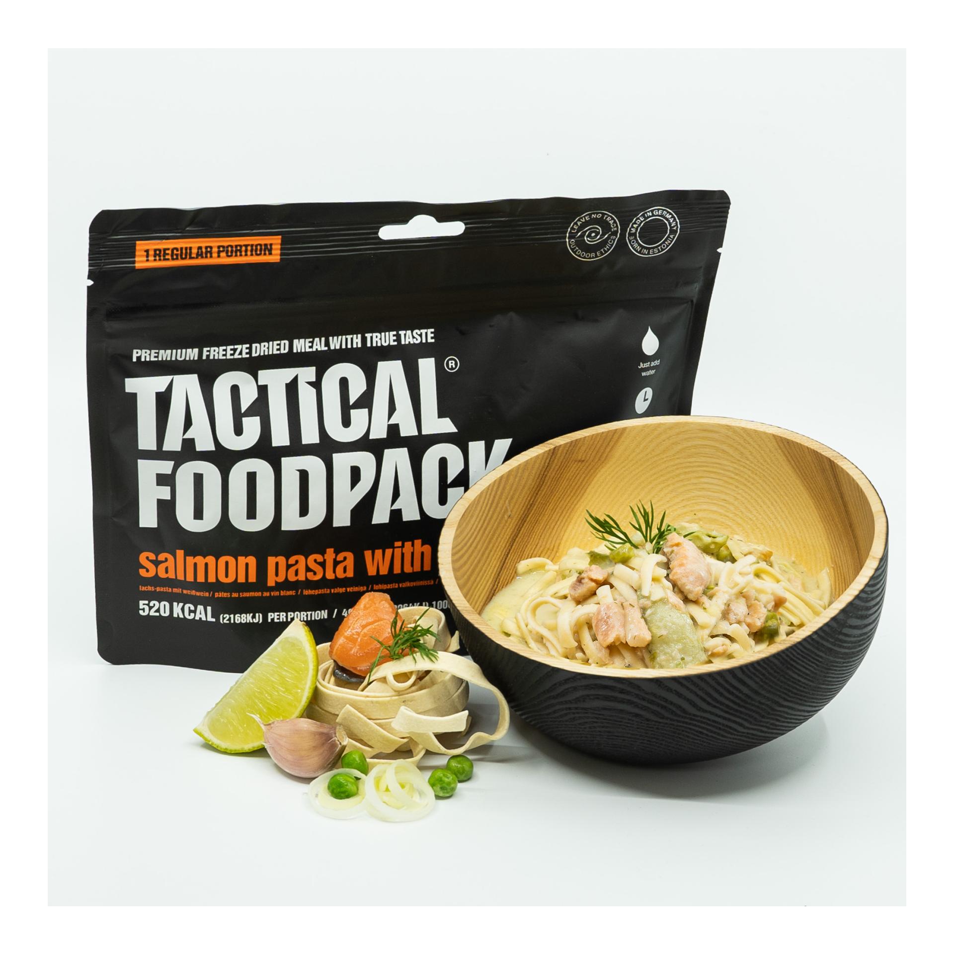 Tactical Foodpack Salmon Pasta with White Wine