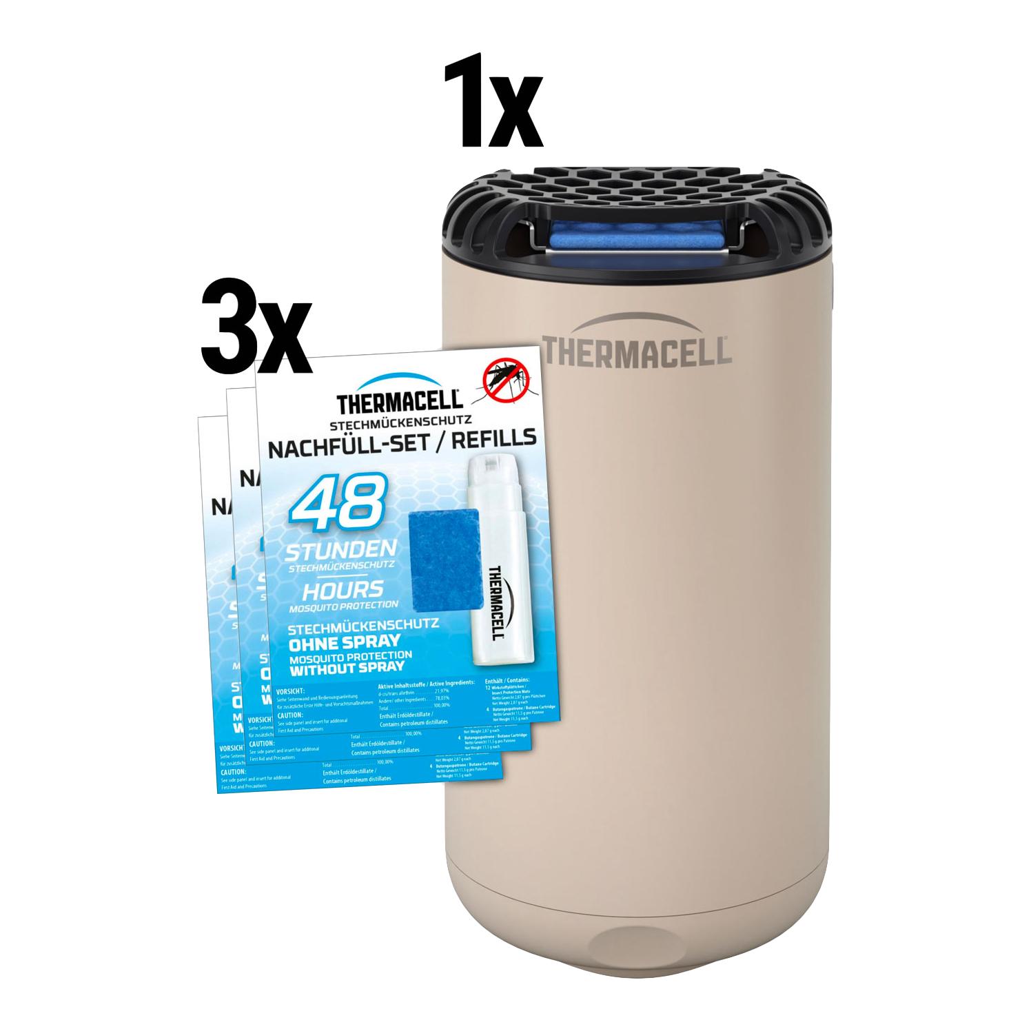 Thermacell Mückenschutz Set: HALOmini Linen + Nachfüllpack 120Std