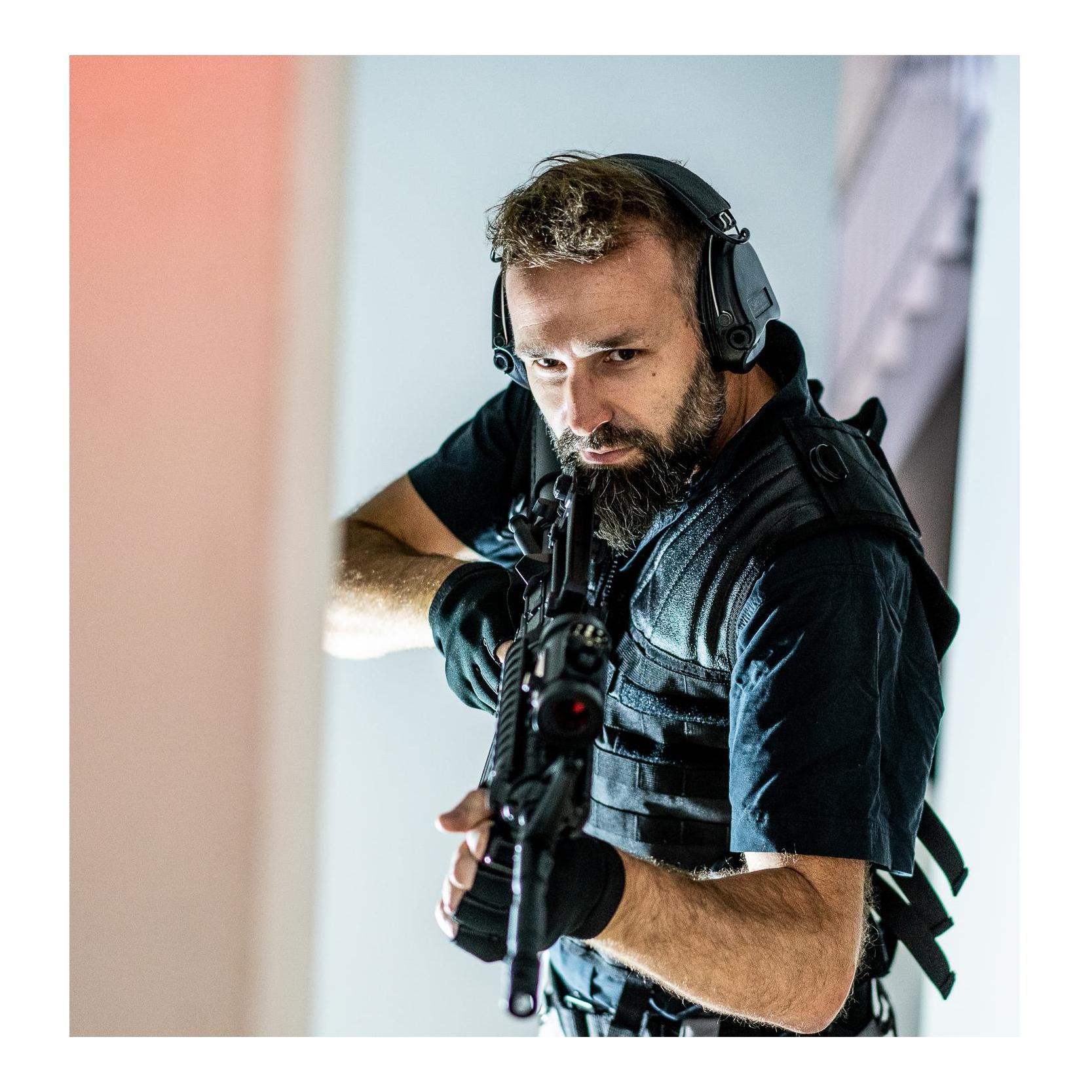 Sordin Supreme Pro X mit Lederband und Schaumkissen - Schwarze Cups