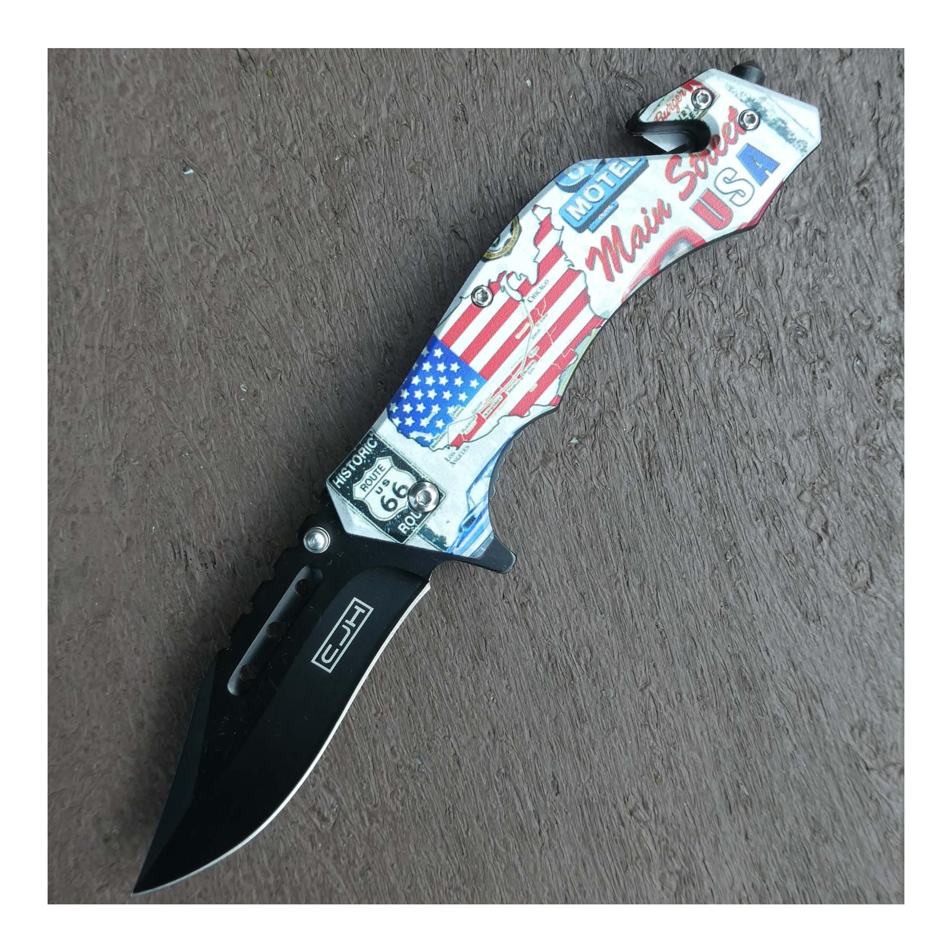 CJH Rettungsmesser USA Flagge
