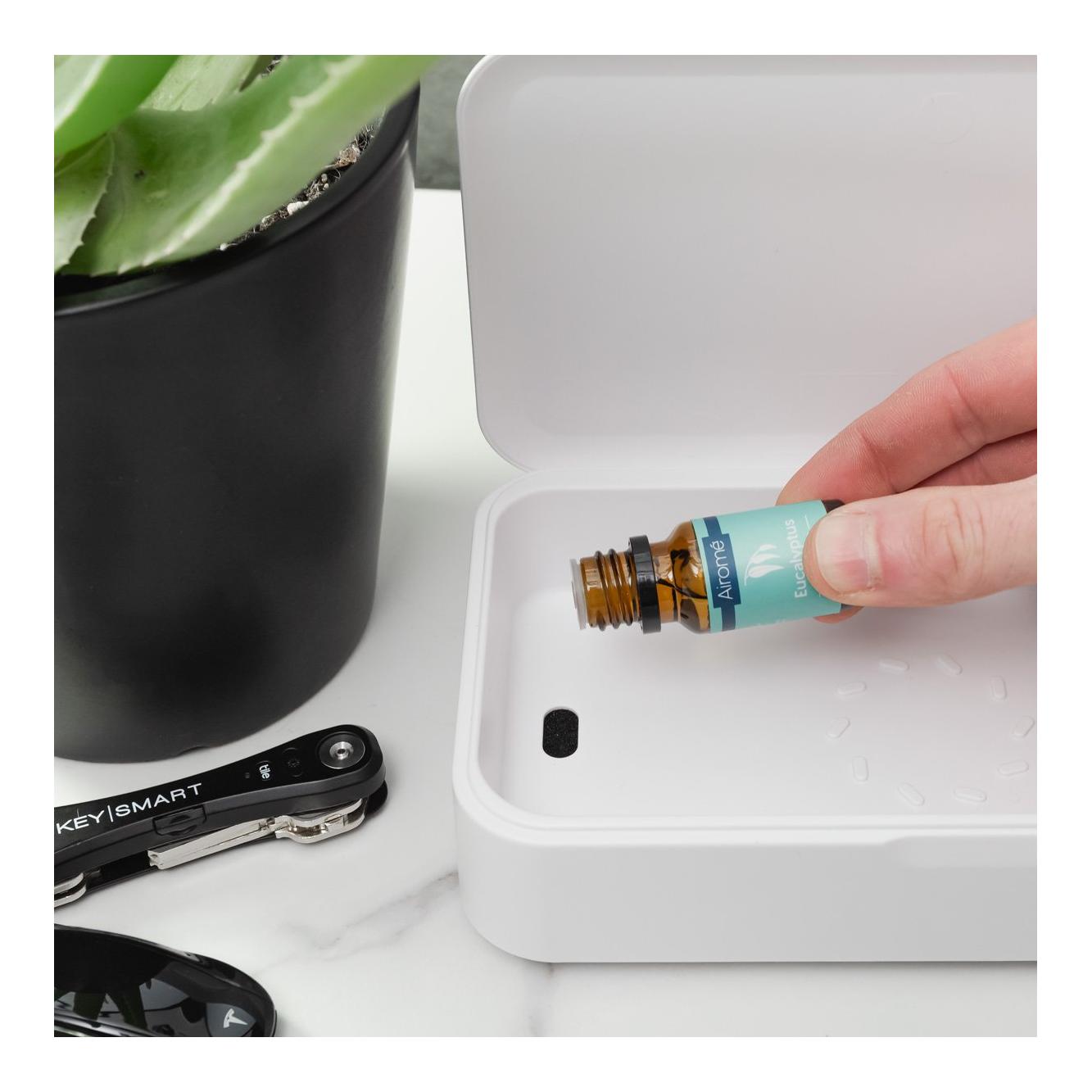 KeySmart CleanTray | stérilisant lumière UV - Blanc