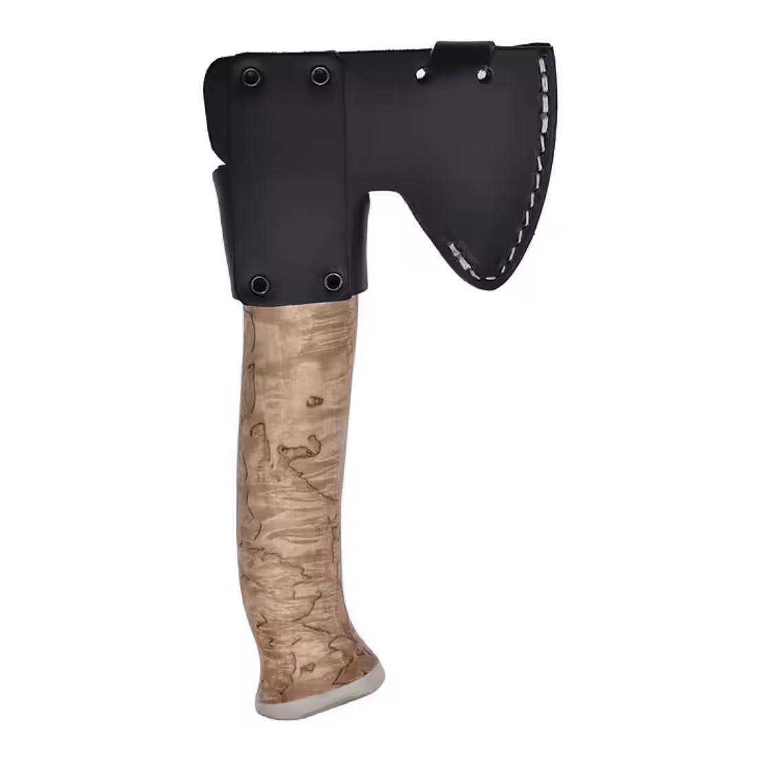 Karesuando Unna Aksu - Natur - Jagdaxt mit Lederscheide