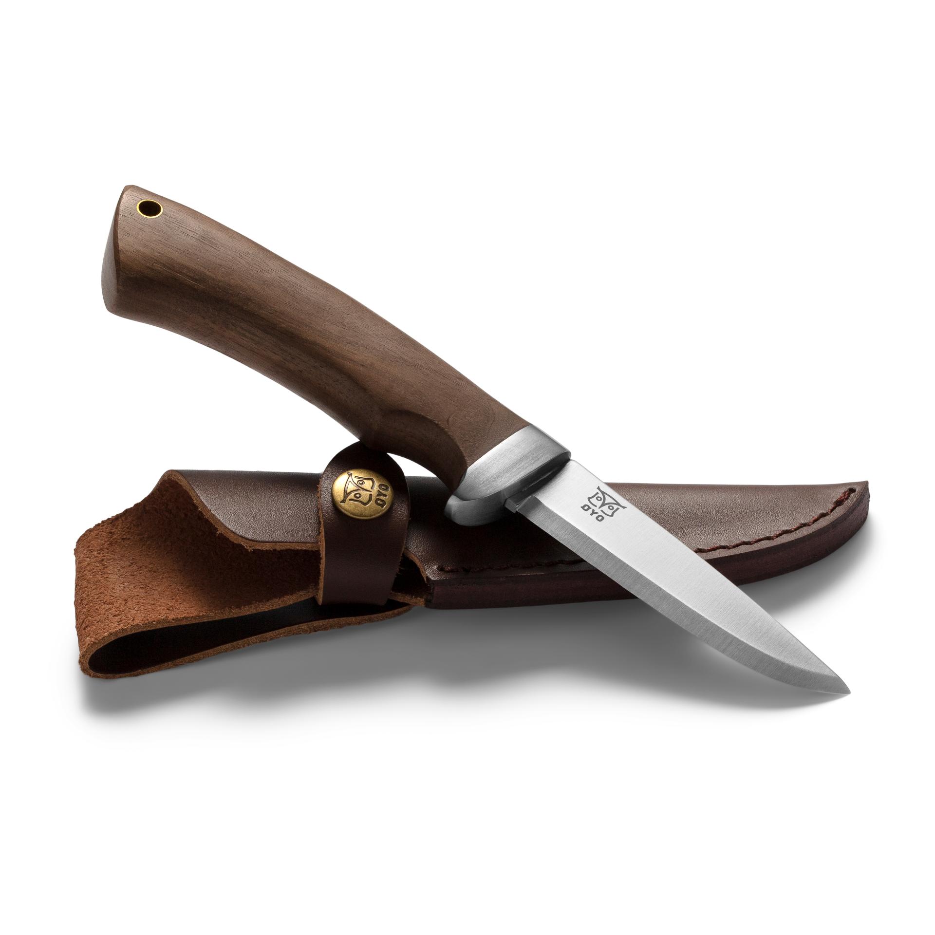 Øyo DOVRE - Jagd/Outdoormesser mit Lederscheide