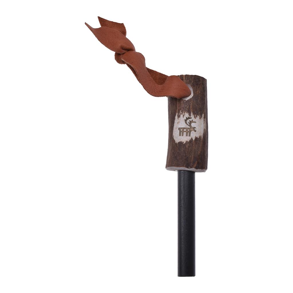 Karesuando Uraka Survival - Jagdmesser mit Feuerstahl und Lederscheide