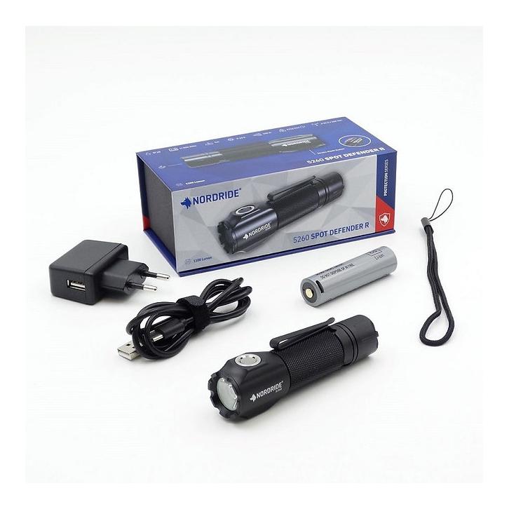 Nordride Lampe de poche SPOT DEFENDER R 1100lm