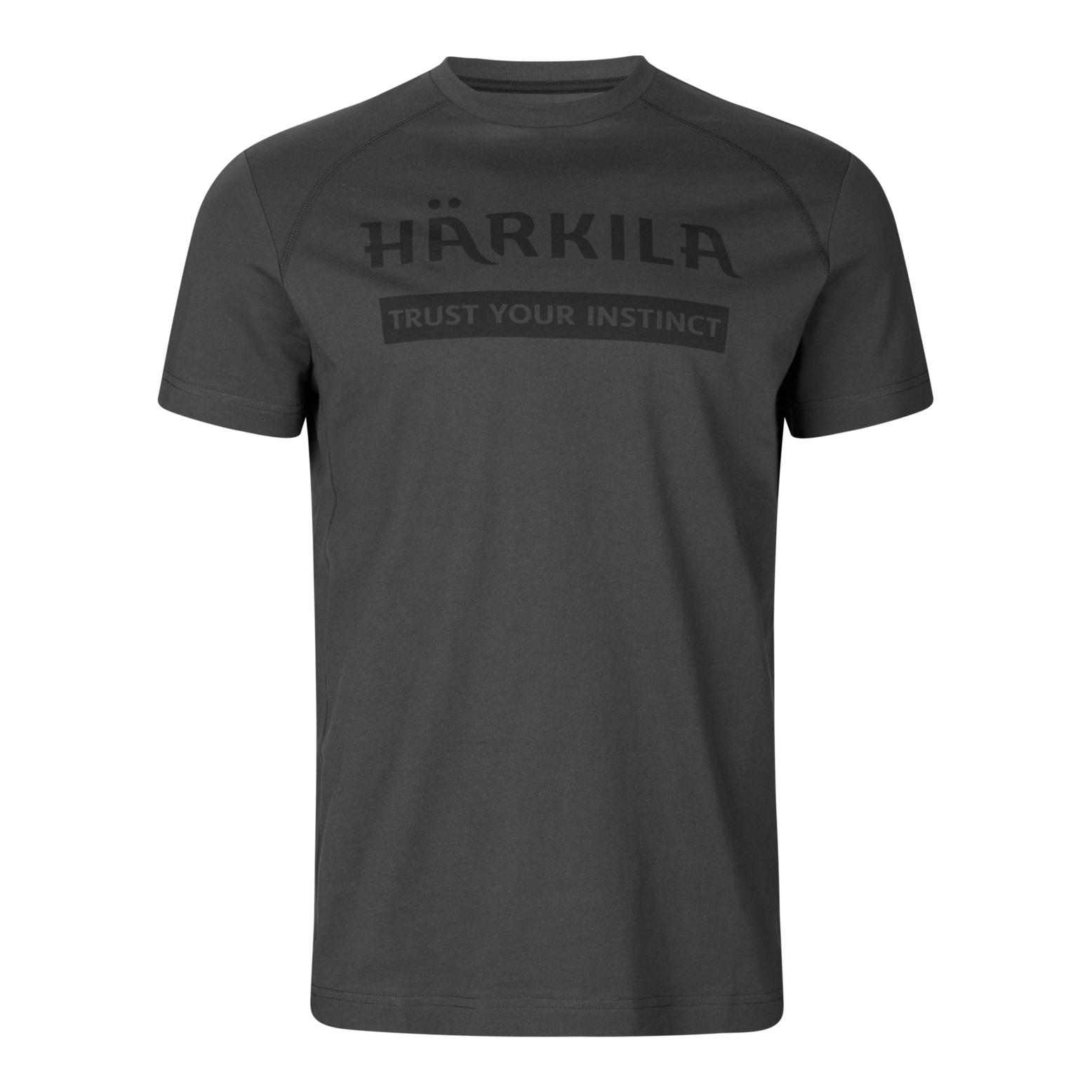 Härkila Logo T-Shirt 2er-pack - Duffel green/Phantom