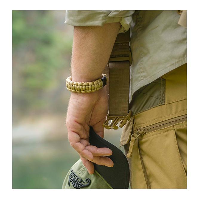 Helikon Survival Armband Paracord - Schwarz