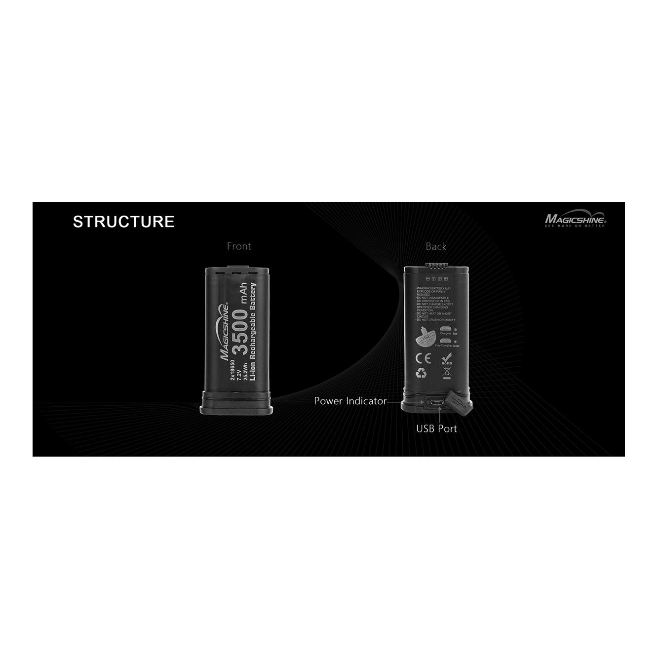 Olight Akku Pack 3500 mAh für Allty 2000