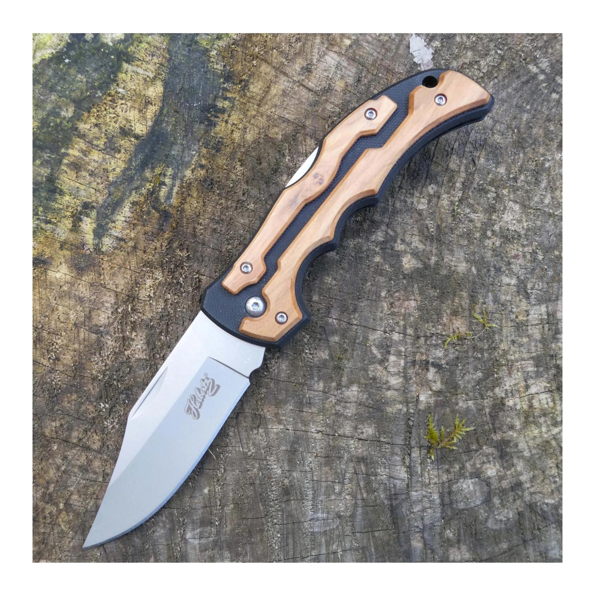 Herbertz Selektion Taschenmesser G10 und Olivenholz