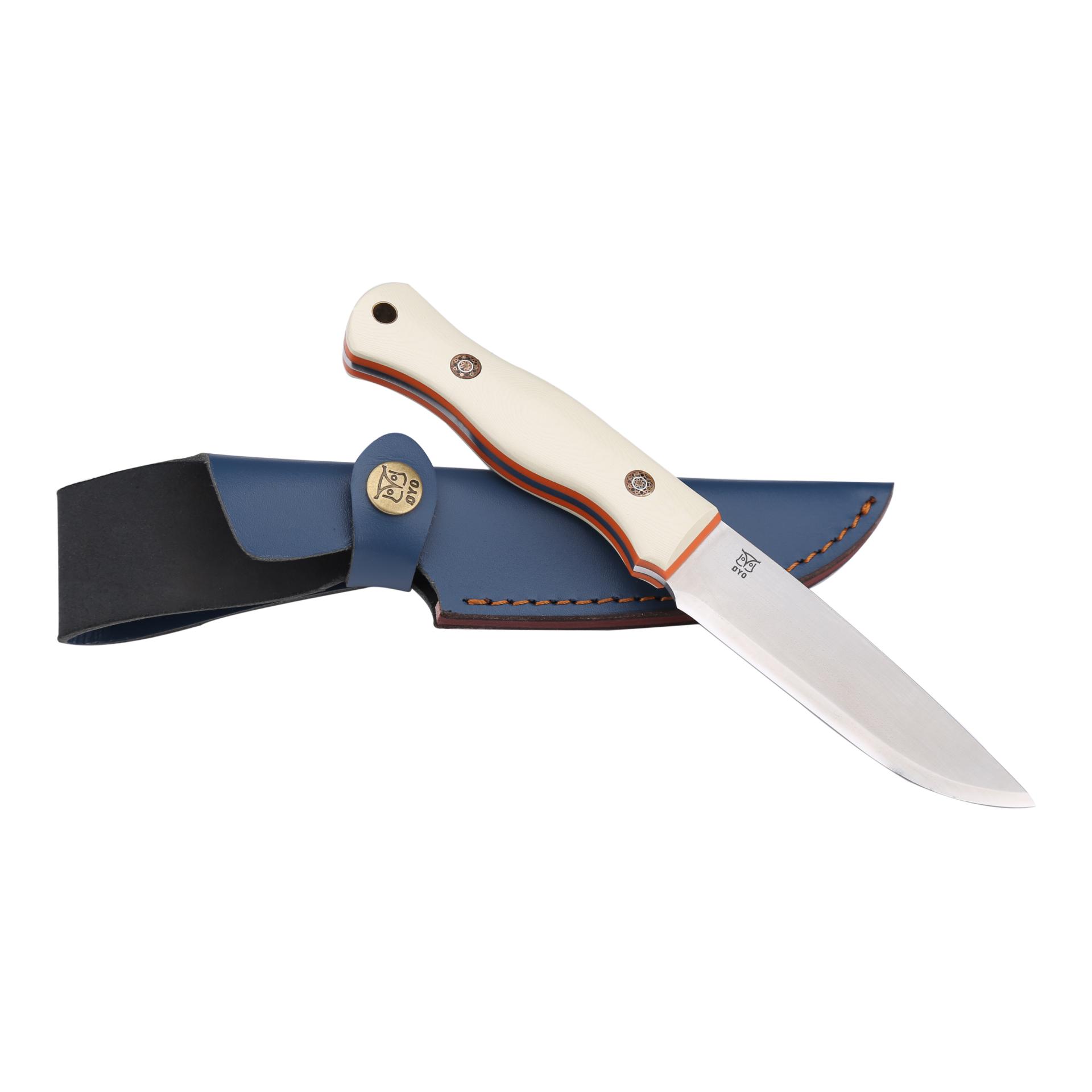 Øyo SVALBARD - Jagd/Outdoormesser mit Lederscheide (Full Tang)