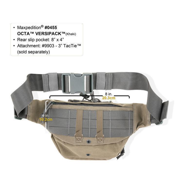 Maxpedition Bauchtasche Octa Versipack - Khaki