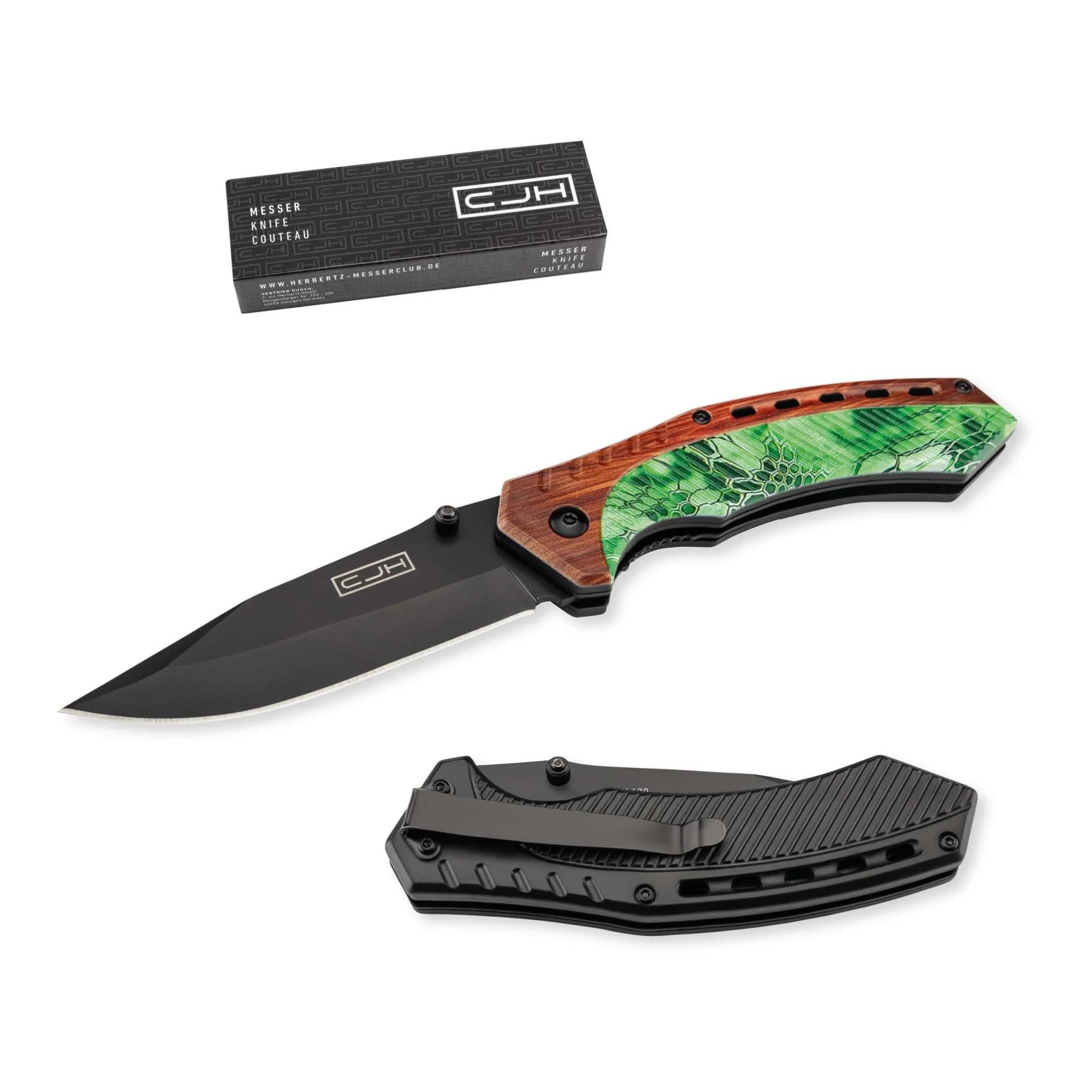 CJH Einhandmesser Holz/Camo