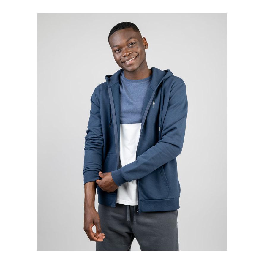 NIKIN TreeHoodie Zip - Navy