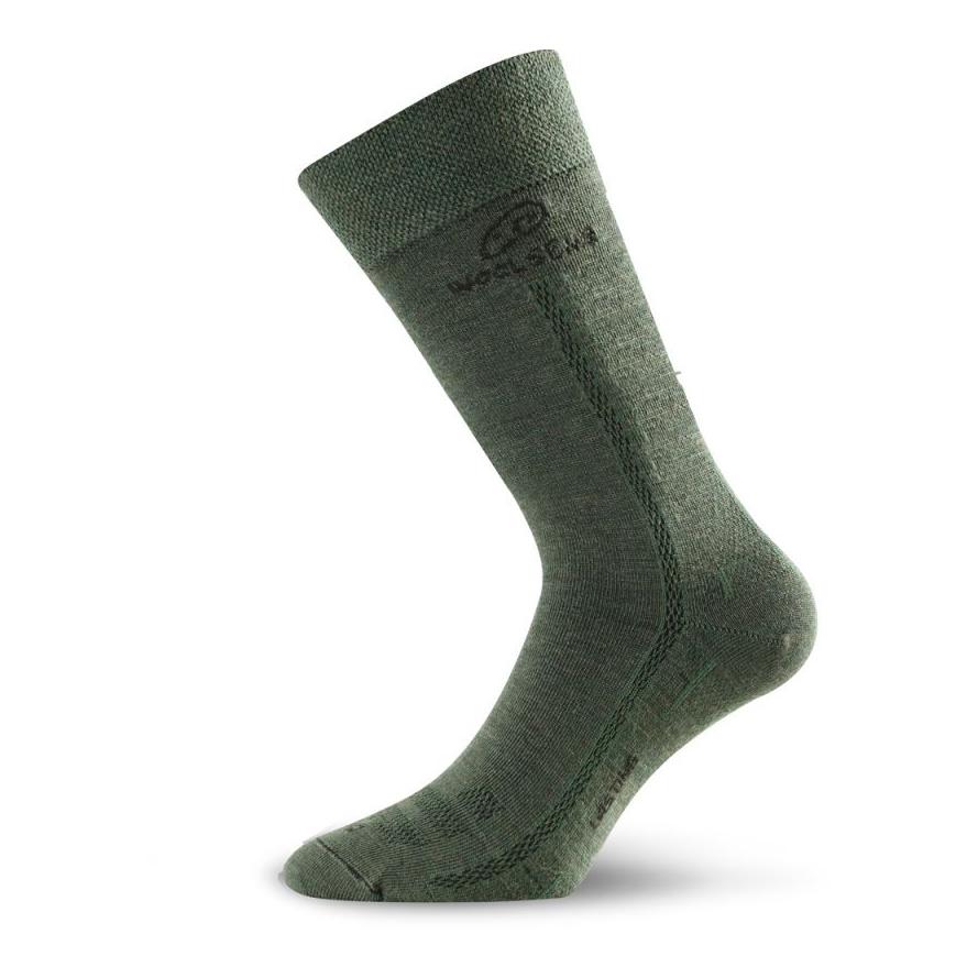 Lasting WLS Merino Sommer Wandersocken Unisex - waldgrün