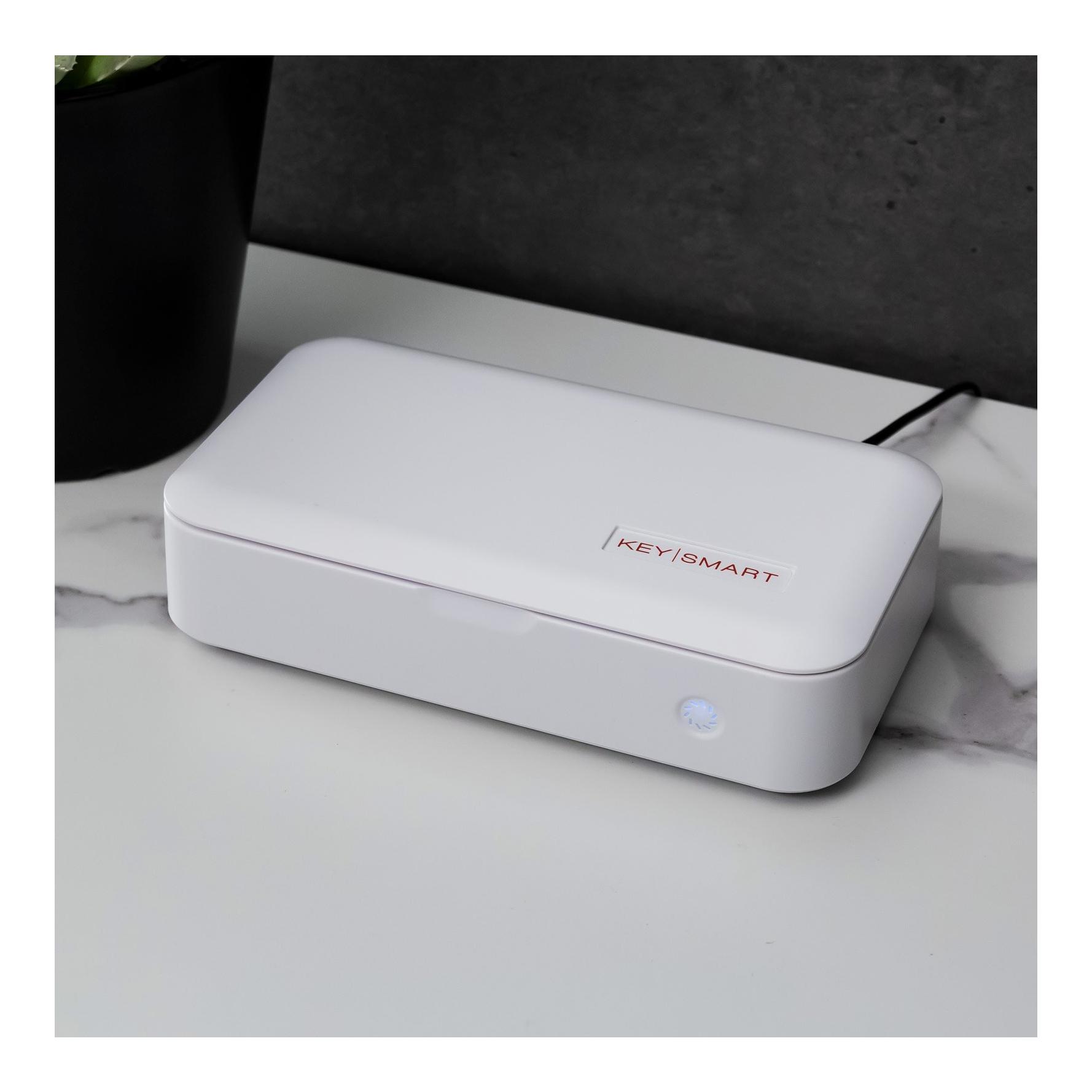 KeySmart CleanTray | stérilisant lumière UV - Blanc