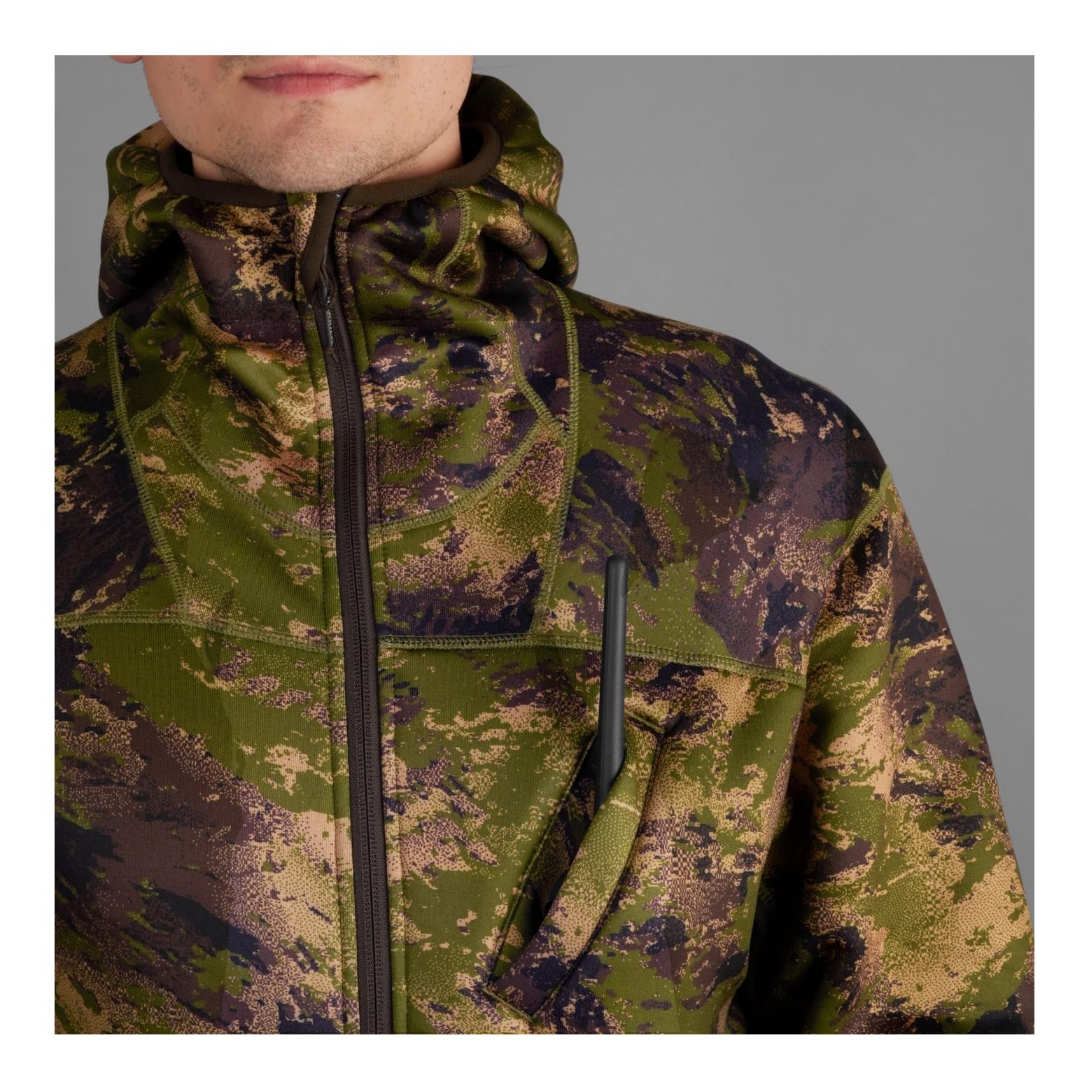 Härkila Deer Stalker Camo Fleece Hoodie - AXIS MSP® Forest green