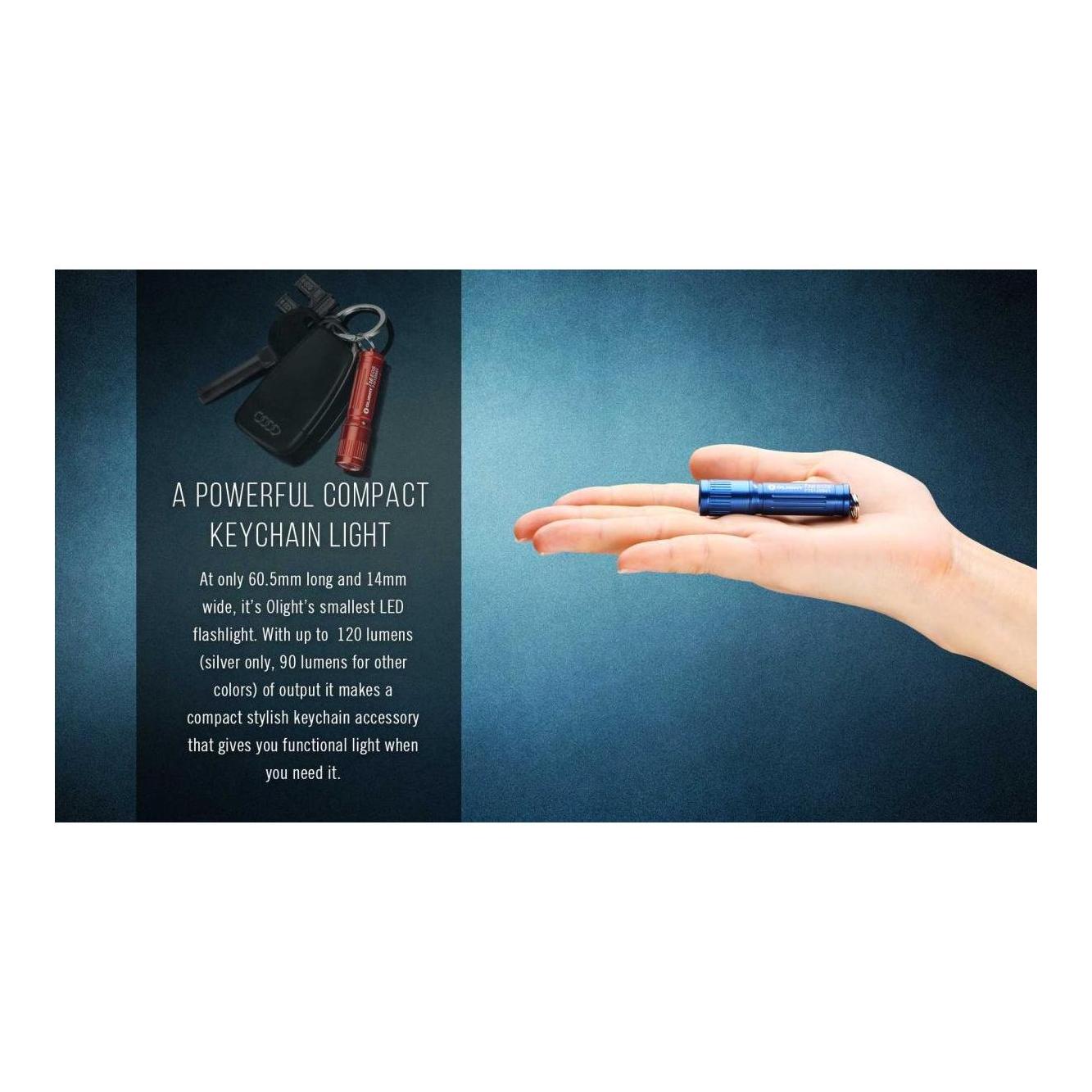 Olight I3E LED Schlüsselanhänger - Schwarz