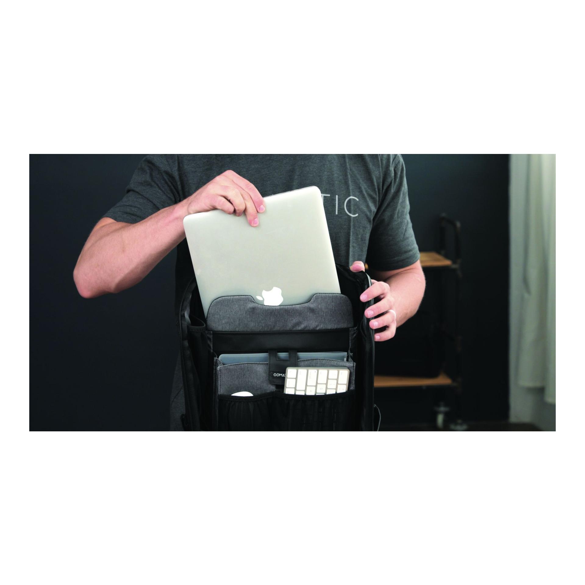 Gomatic Set Everyday Backpack und Kopfhörer