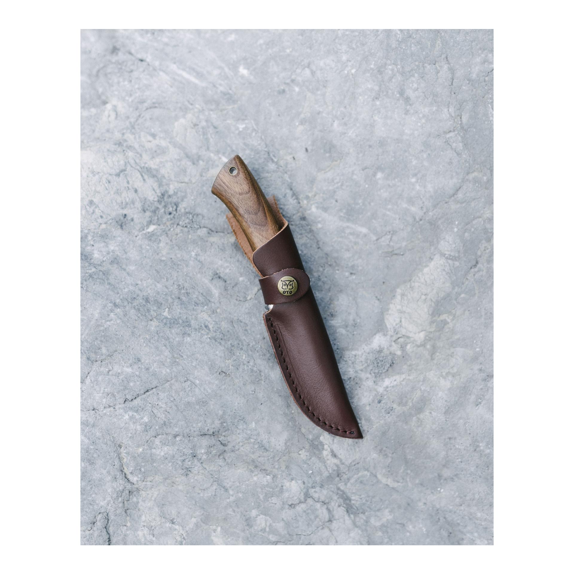 Øyo HALLINGSKARVET - Jagd/Outdoormesser mit Lederscheide