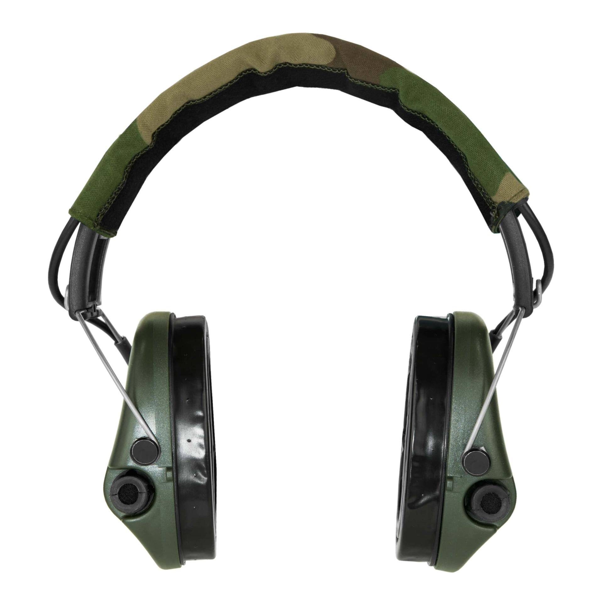 Sordin Supreme Pro X avec serre-tête camo et coussinet de gel – capsules vertes