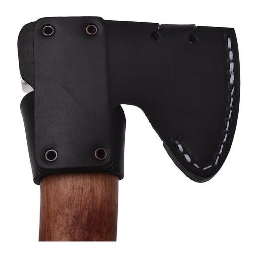 Karesuando Unna Aksu - Marron - Hache de chasse avec fourreau en cuir