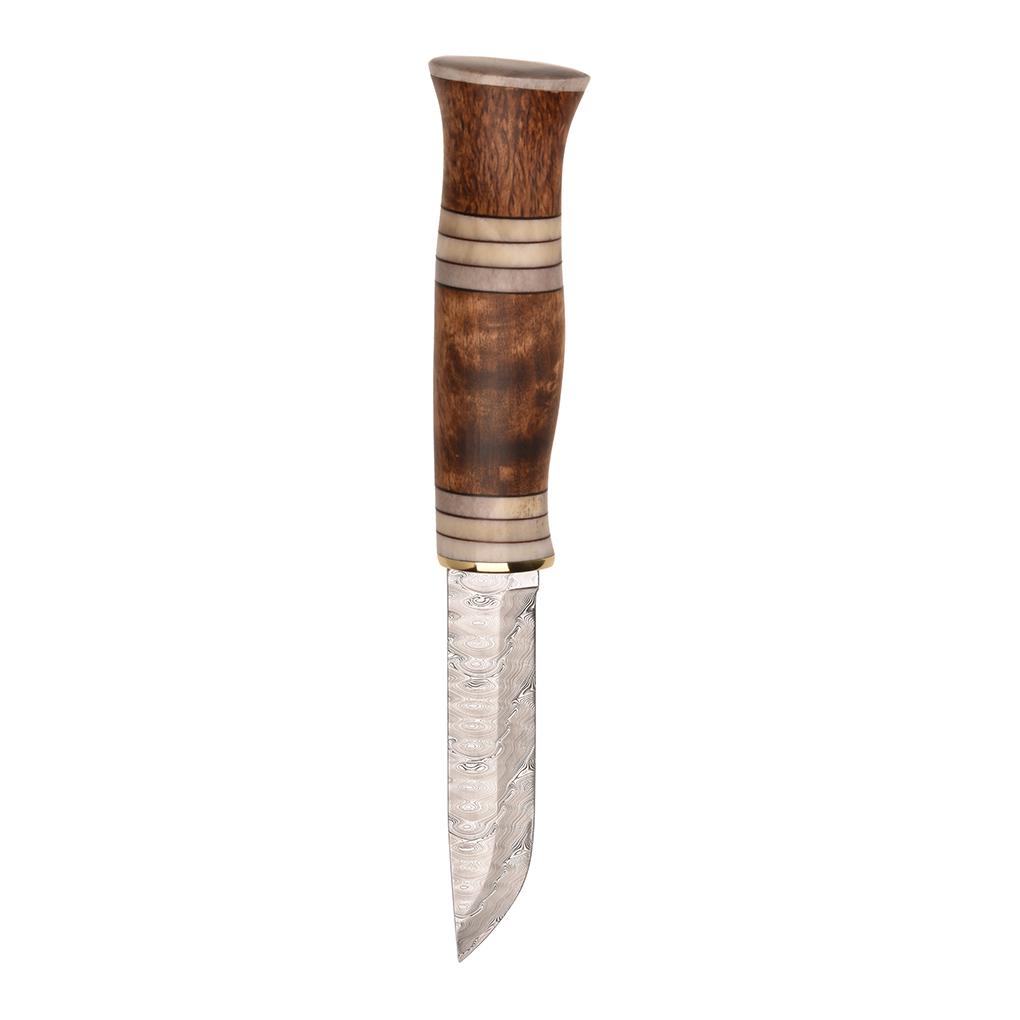 Karesuando Karesuando - Damasteel Nordic Light - Jagdmesser mit Lederscheide